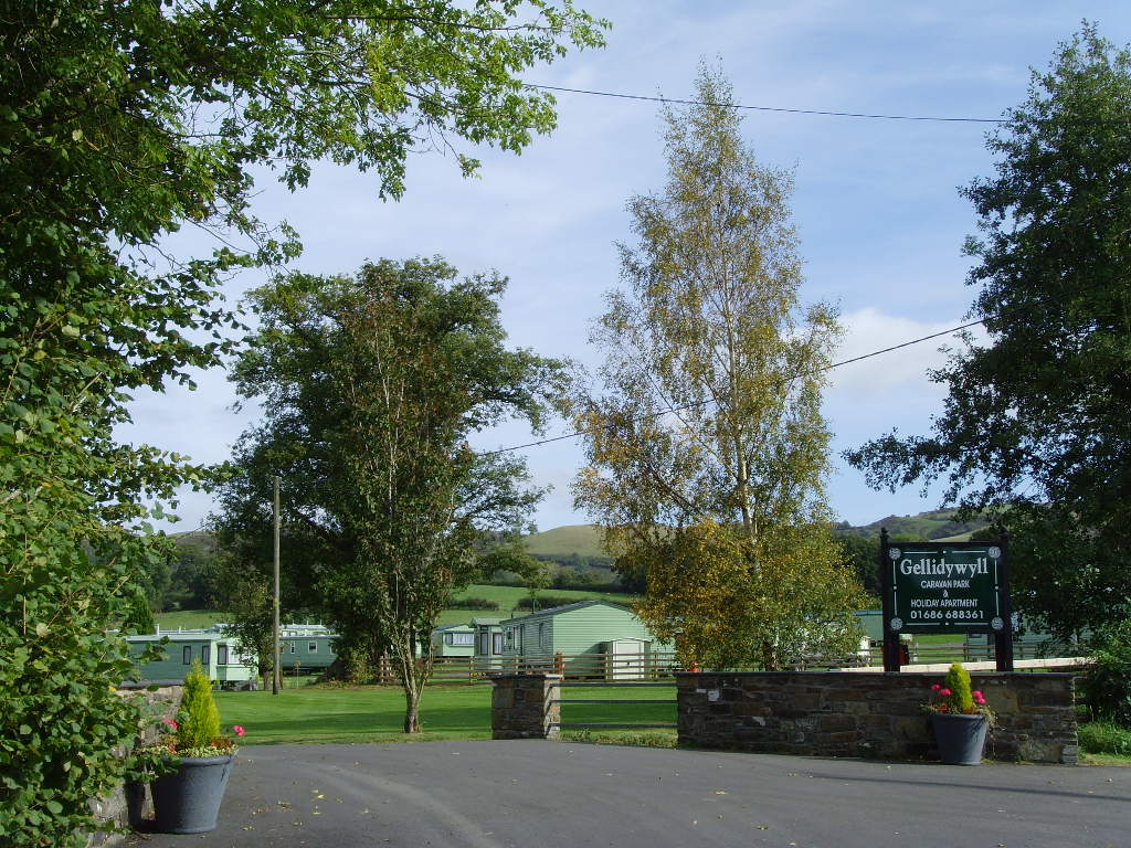 Entrance to the Caravan Park and Holiday Barns
